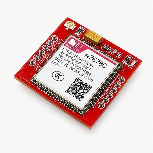 SIMA7670C 4G GSM Breakout Board (Red PCB)