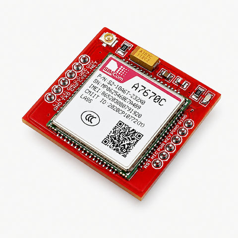 SIMA7670C 4G GSM Breakout Board (Red PCB)