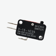 Load image into Gallery viewer, 15A 250V V-15-1C25 Micro Limit Switch Roller Momentary SPDT Snap
