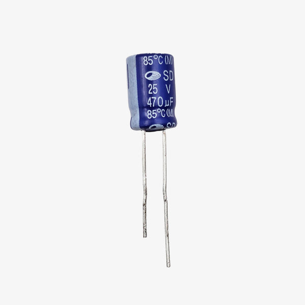 Samwha 470uF 25V 85 Degree Radial Electrolytic Capacitor - Through Hole