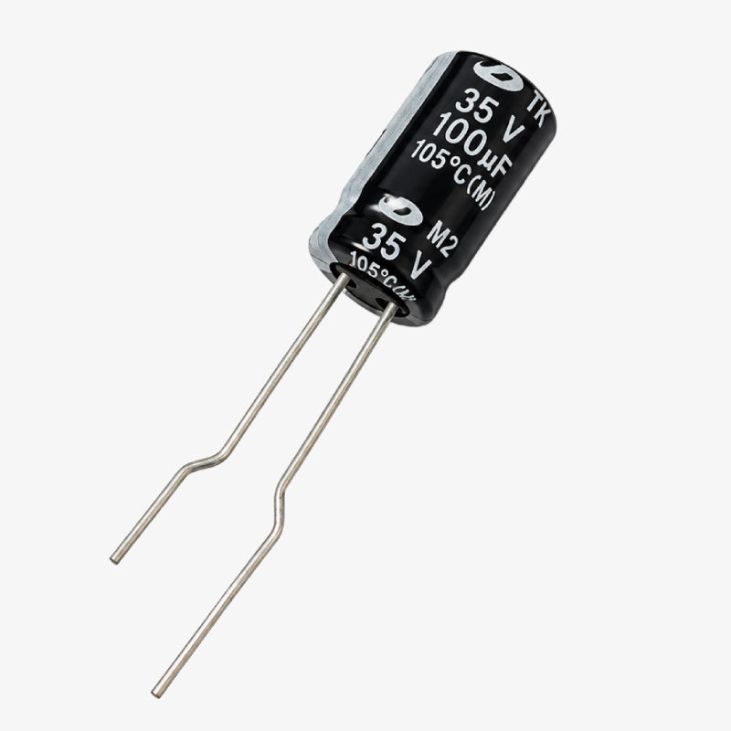 Samwha 100uF 35V Radial Electrolytic Capacitor - Through Hole Package
