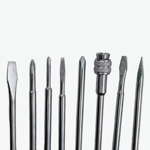 Screwdriver Set with Built-in Neon Bulb (Pack of 8)