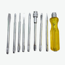 Load image into Gallery viewer, Screwdriver Set with Built-in Neon Bulb (Pack of 8)