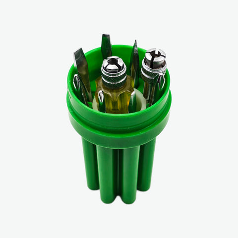 Screwdriver Set with Built-in Neon Bulb 