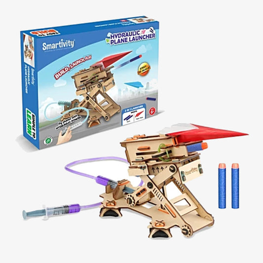 2 in 1 Hydraulic Aeroplane & Dart Launcher Toy DIY Kit-picture-23