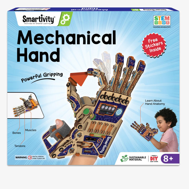 Robotic Mechanical Hand STEM Toy for Kids