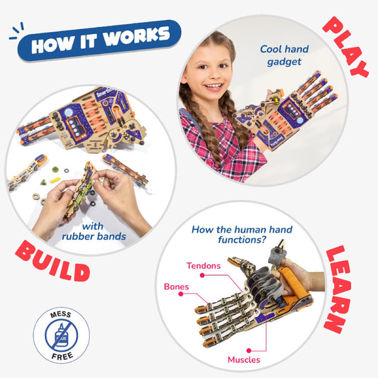 Smartivity Robotic Mechanical Hand STEM Toy for Kids