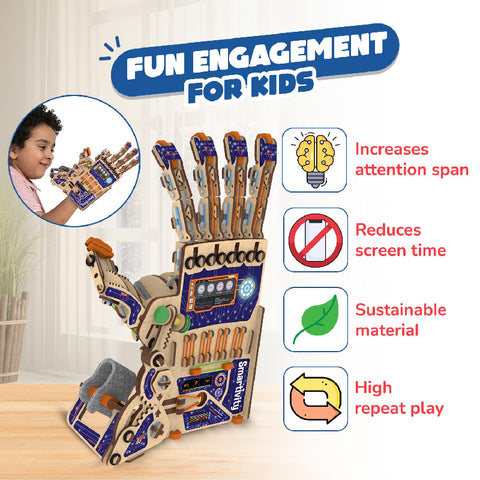 Smartivity Robotic Mechanical Hand STEM Toy for Kids