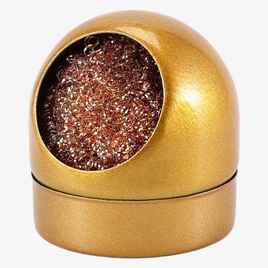 Solder Cleaner with Brass Wool Soldering Wire Sponge, Dome-shaped