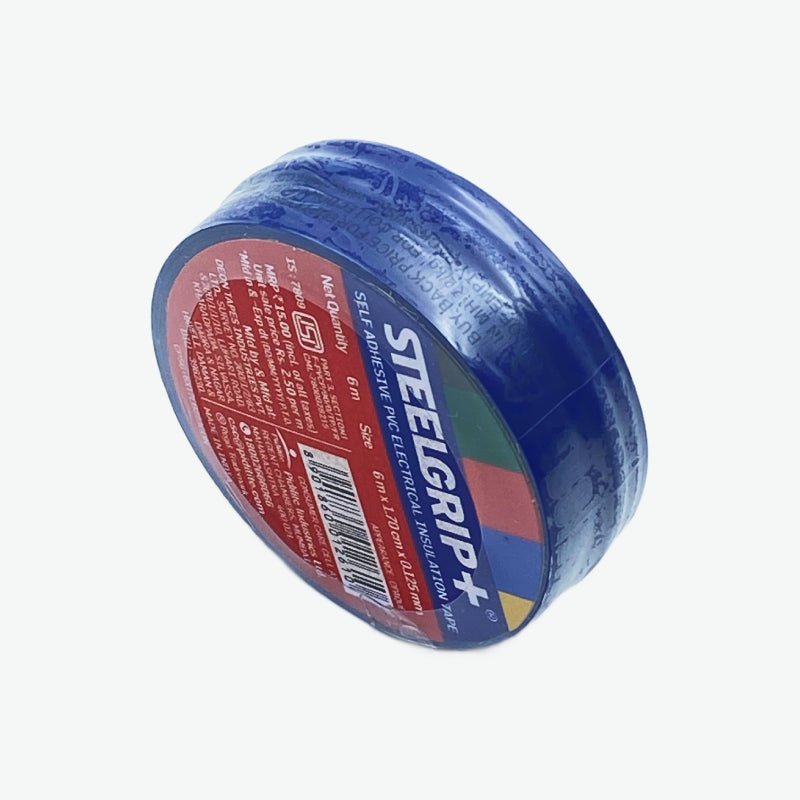 Steelgrip PVC Self Adhesive Electrical Insulation Tape - Blue