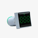 AD16-22DSV AC Voltmeter Display Square Green 22mm (AC60-500 V)