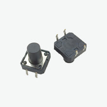 Load image into Gallery viewer, Tactile Push Button Switch 12×12×12mm 4 pin