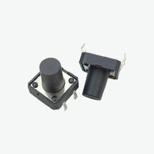 Load image into Gallery viewer, Tactile Push Button Switch 12×12×12mm 4 pin