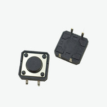 Load image into Gallery viewer, Tactile Push Button Switch 12×12×5mm 4-Pin