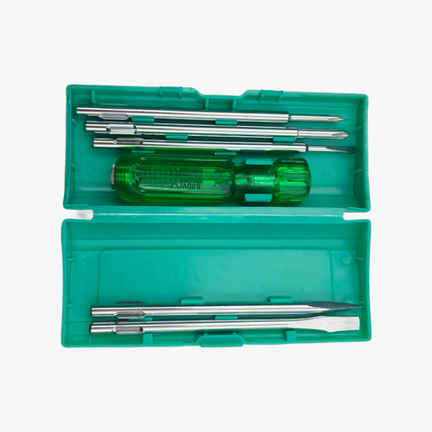 Taparia 802 Screwdriver Set with Built-in Neon Bulb