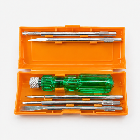 Taparia C812 Screw Driver Set with Neon Bulb