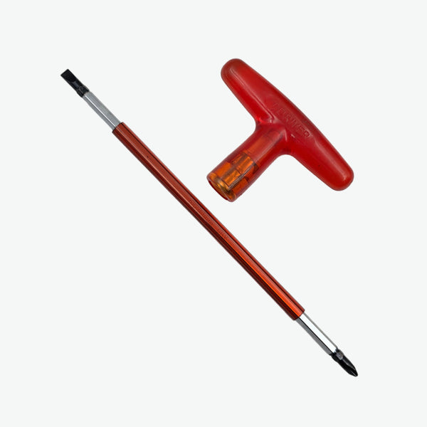 2 in 1 Reversible T Handle Screw Driver - 200mm