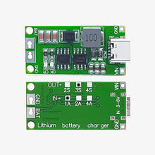 Load image into Gallery viewer, Type-C 3S 12.6V Multi-Cell Step-Up Boost Lithium Battery Charger Module