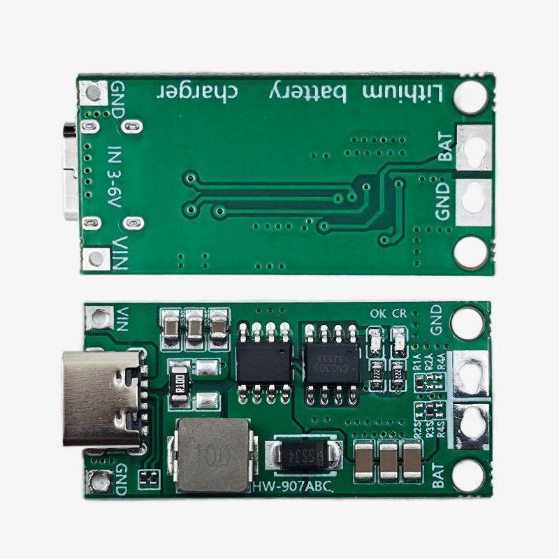 Type-C 3S 12.6V Multi-Cell Step-Up Boost Lithium Battery Charger Module