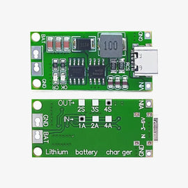 Type-C 4S 16.8V Multi-Cell Step-Up Boost Lithium Battery Charger Module