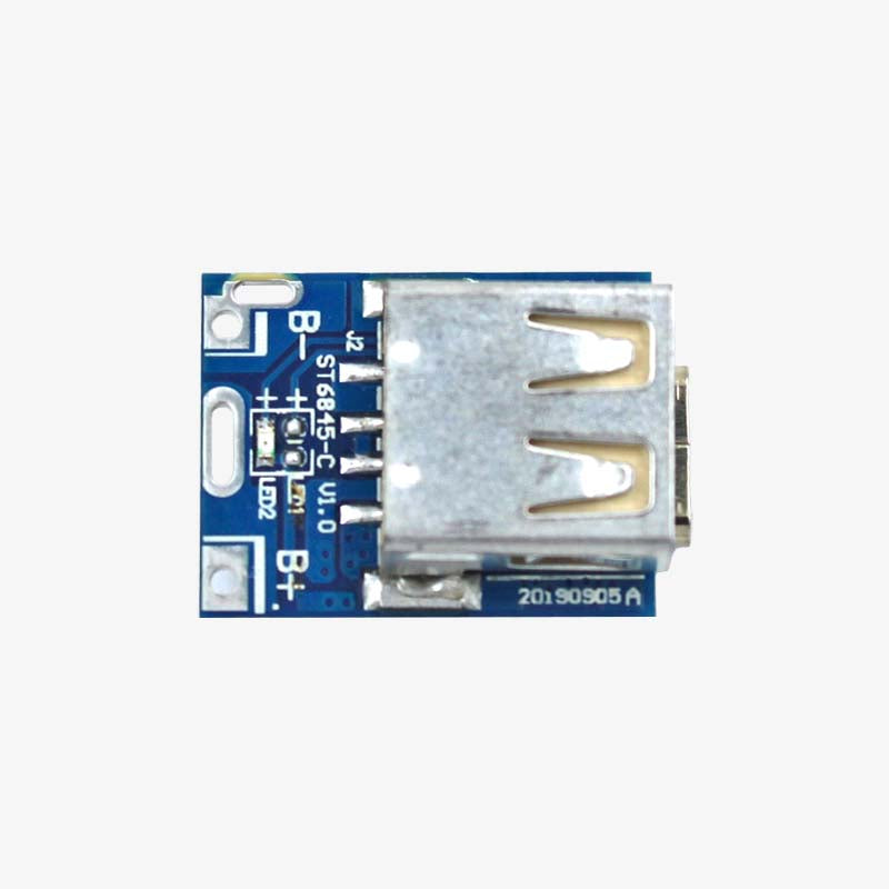 USB Type C 5V Step-Up Booster - Lithium Battery Charging and Protection Module