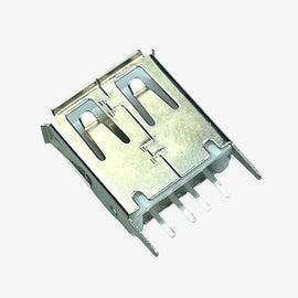 USB Type-A Female Connector (White)