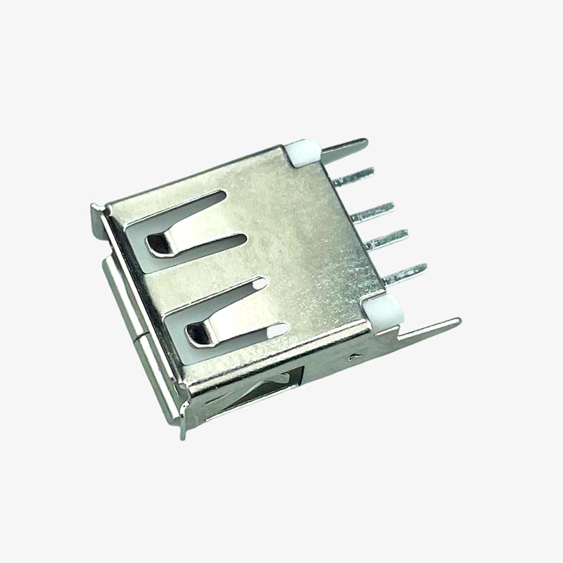 USB Type-A Female Connector (White)