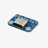 USB 3.1 Female Socket Type-C Connector 8-Pin Breakout PCB Board