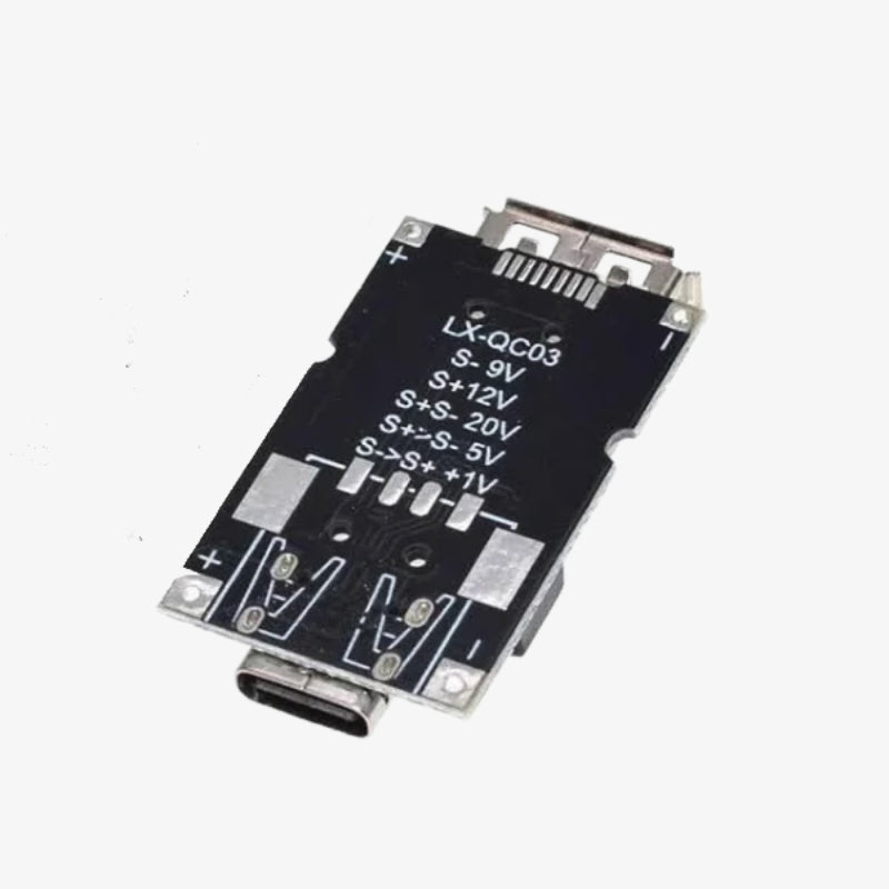 USB Type-C Input Quick Charging 2.0/3.0 Decoy Module Boost Trigger Motherboard 9V 12V 20V Adjustable Power Supply