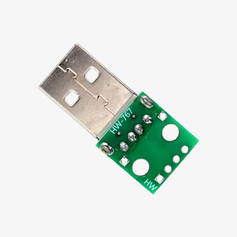 
USB Male Type A Breakout Board
