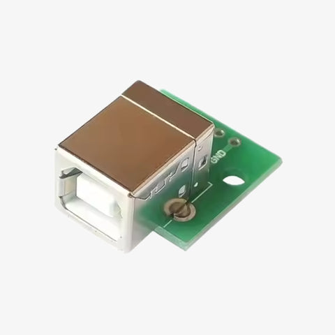 USB Type-B Female Head to DIP 4-Pin Breakout PCB Module