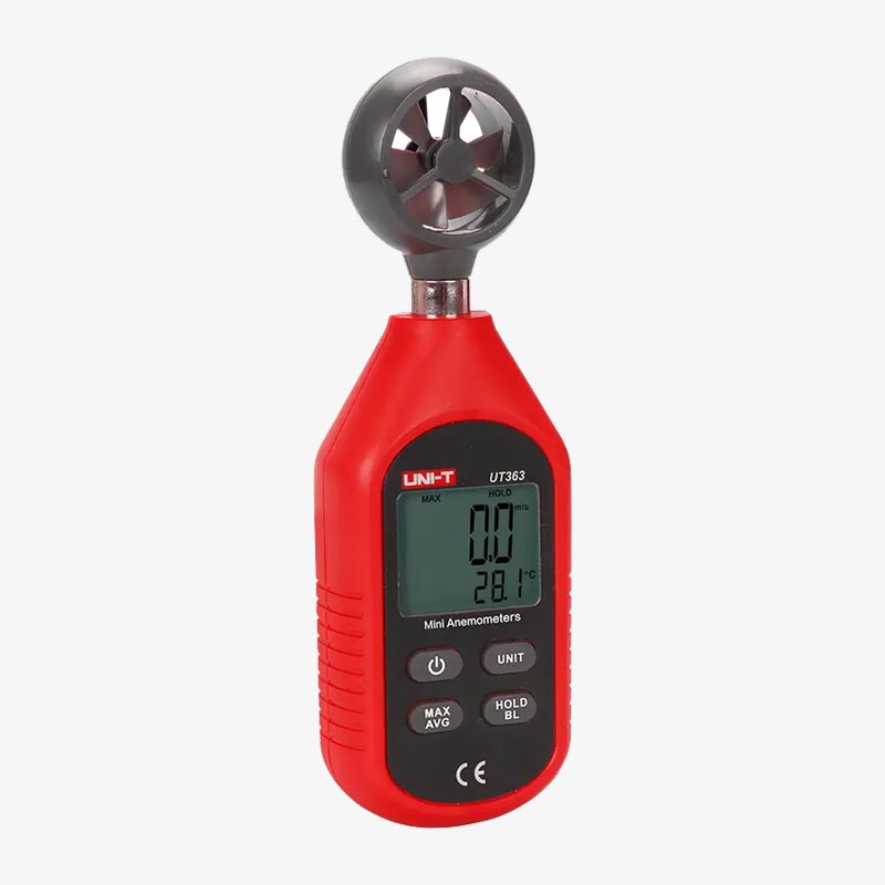 UNI-T UT363 Mini Digital Anemometer Digital Wind Speed and Temperature Meter