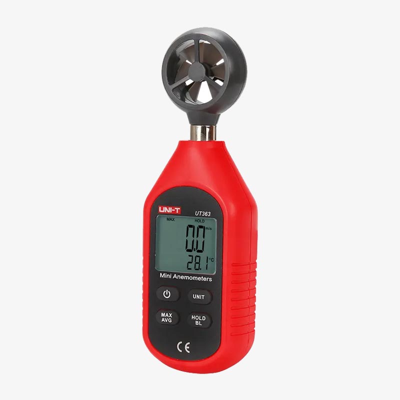 UNI-T UT363 Mini Digital Anemometer Digital Wind Speed and Temperature Meter