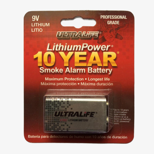 Ultralife 1200mAh Long-Life 9V Lithium Battery - U9VLJPX