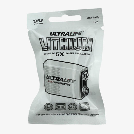 Ultralife 9V 1200mAh Long-Life Lithium Battery-U9VLJPF