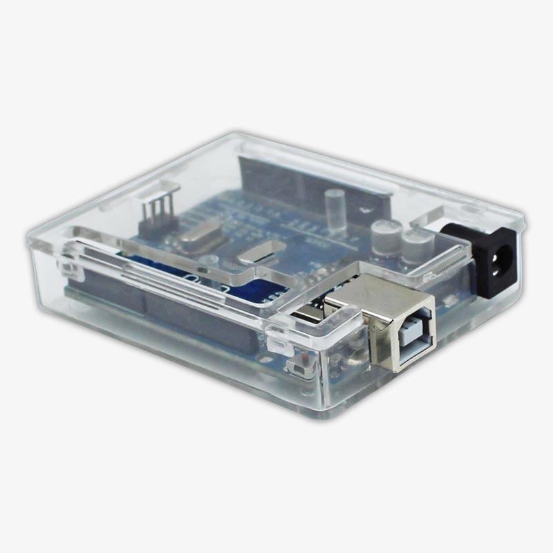 Uno R3 Case Enclosure Transparent Plastic Box – QuartzComponents