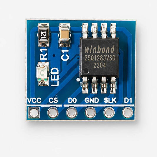 W25Q128 Large Capacity Flash Storage Module