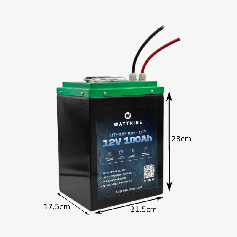 12V 100Ah Inverter Lithium Battery Pack 