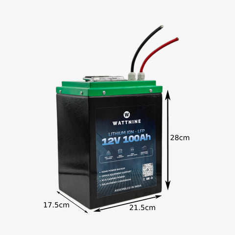12V 100Ah Inverter Lithium Battery Pack 