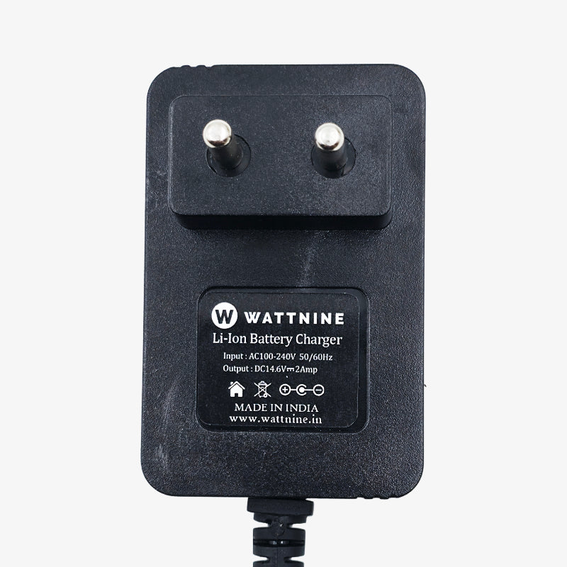 WATTNINE 14.6V 2A Wall Mount 4S LFP Lithium Battery Charger with CC/CV