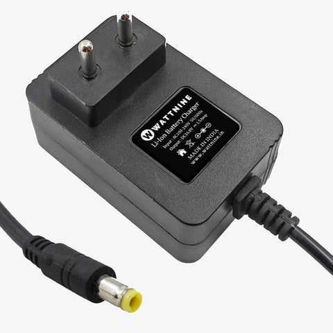WATTNINE 16.8V 1.5A NMC Battery Charger CC/CV with Charging Indicator for 4S Battery Packs