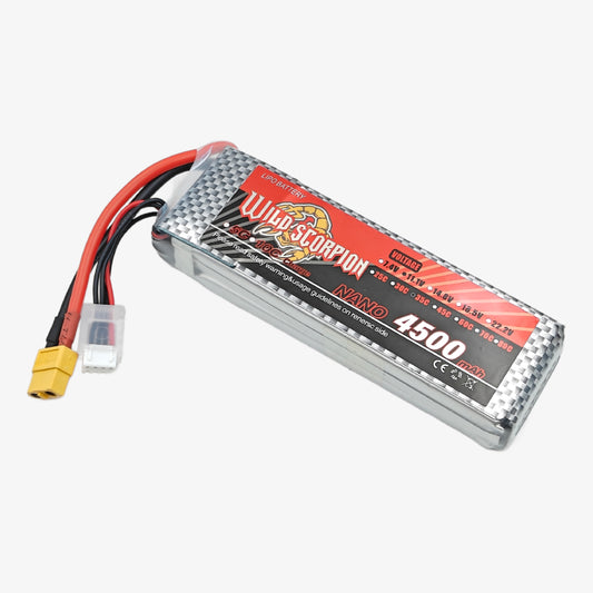 WILD SCORPION 11.1V 4500mAh 3S 35C Lithium-Polymer Rechargeable Battery