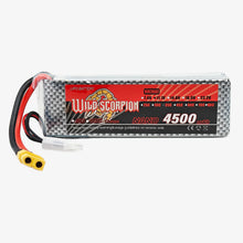 Load image into Gallery viewer, 11.1V 4500mAh 3S 35C Lithium-Polymer Rechargeable Battery