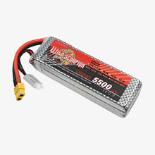 Load image into Gallery viewer, 11.1V 5500mAh 3S 35C Lithium-Polymer Rechargeable Battery