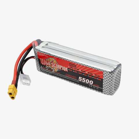 11.1V 5500mAh 3S 35C LiPo Rechargeable Battery
