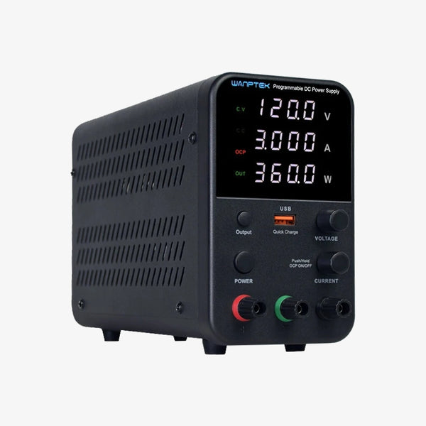 WANPTEK WPS1203H Adjustable DC Power Supply - 120V/3A (360W)