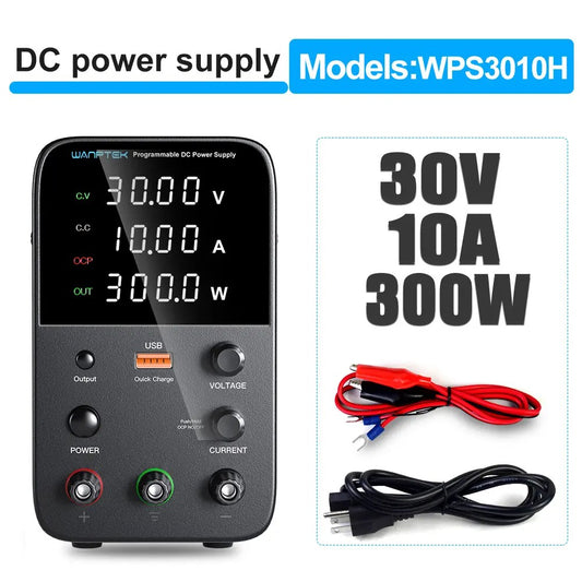 WANPTEK WPS3010H DC Adjustable Power Supply - 30V/10A