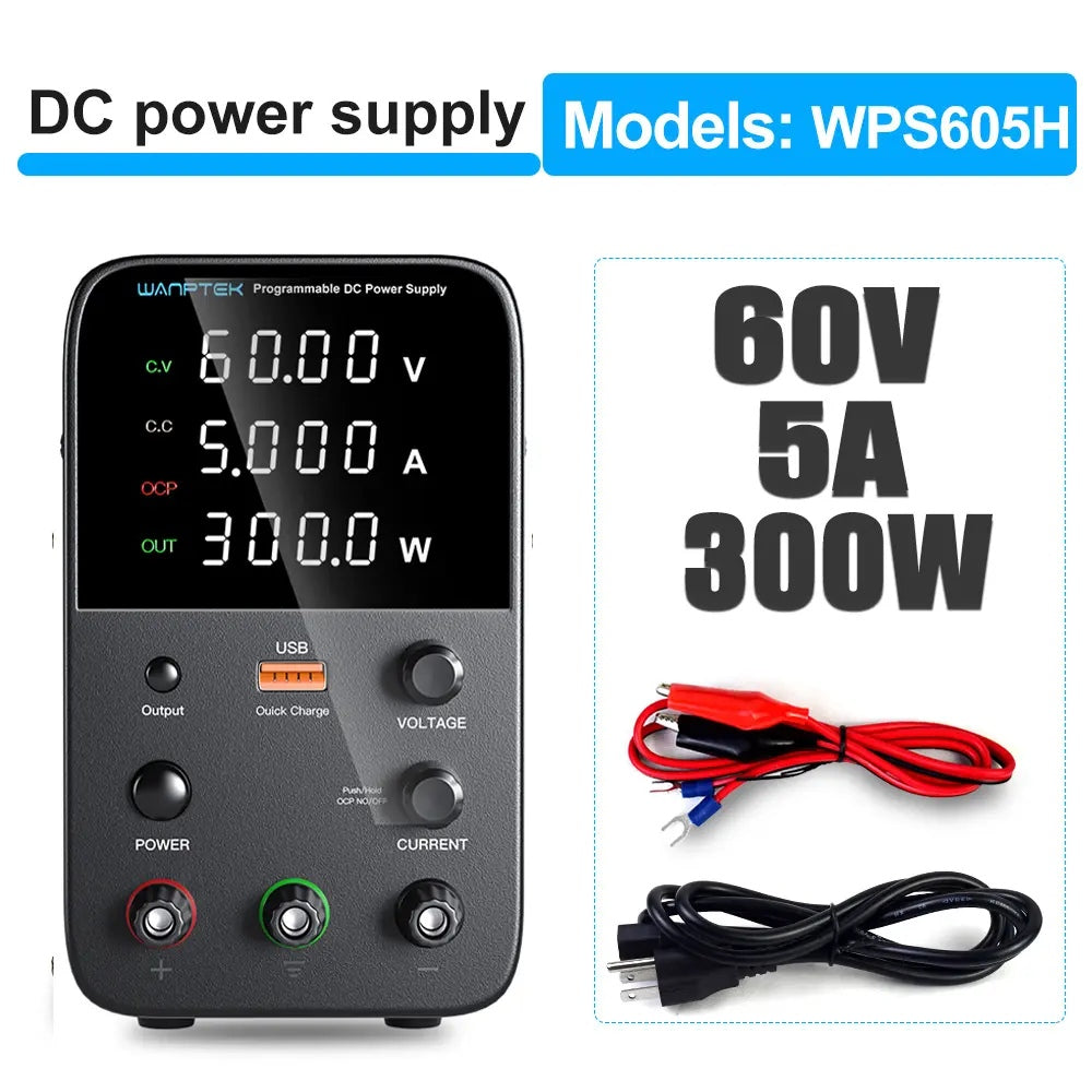 60V 5A DC Adjustable Power Supply