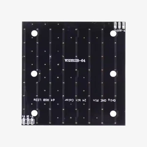 64 Bit 8x8 WS2812 5050 RGB LED Driver Development Board