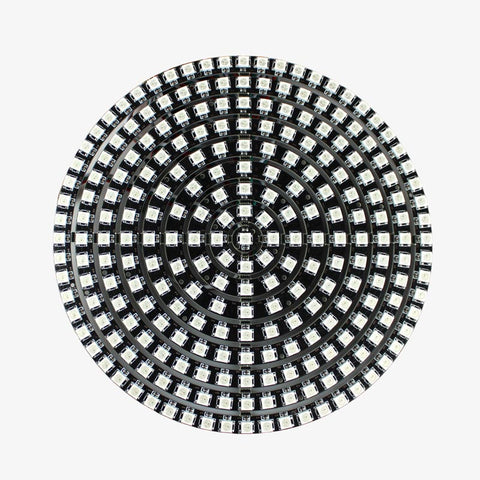 WS2812B 5050 RGB LED Ring Light 241 LEDs 9 Rings Matrix
